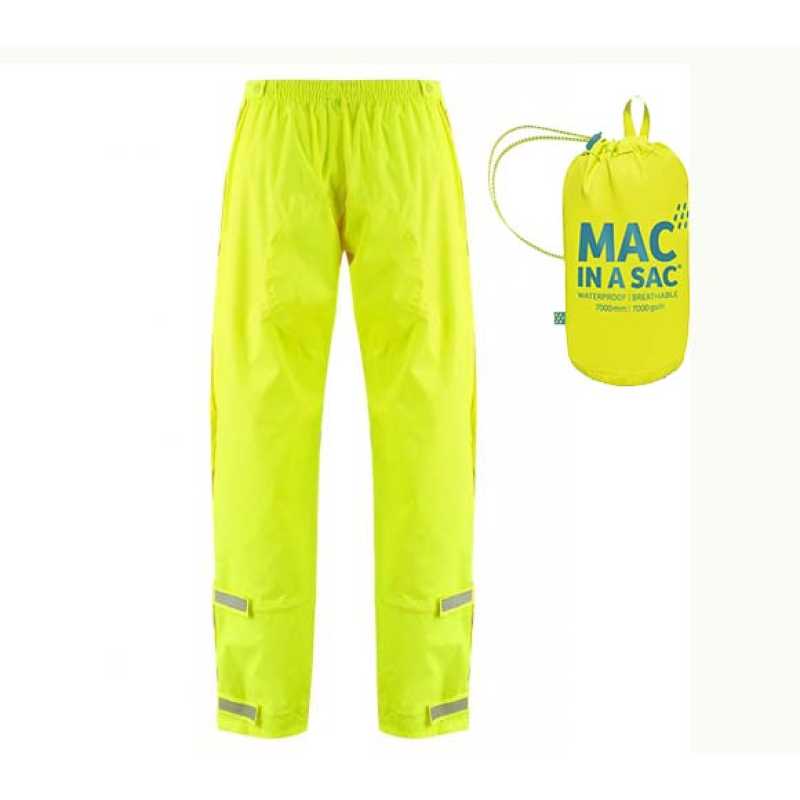 Водоустойчив Панталон Mac in a Sac Mias Full Zip, Неоново Жълт